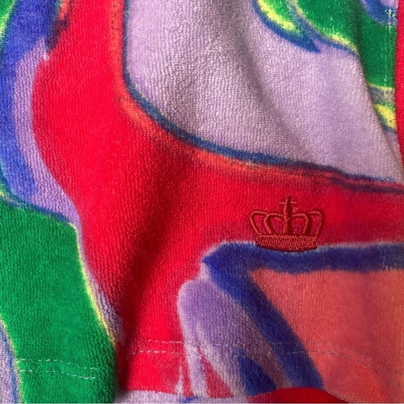 Juicy Couture NWT Terry Cloth Multi Color Swirl Shorts XS - Picture 3 of 8